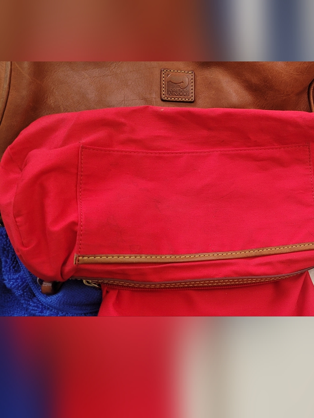 Dooney & Bourke Florentine Hobo Shoulder Bag Natural-GUC - Picture 13 of 16